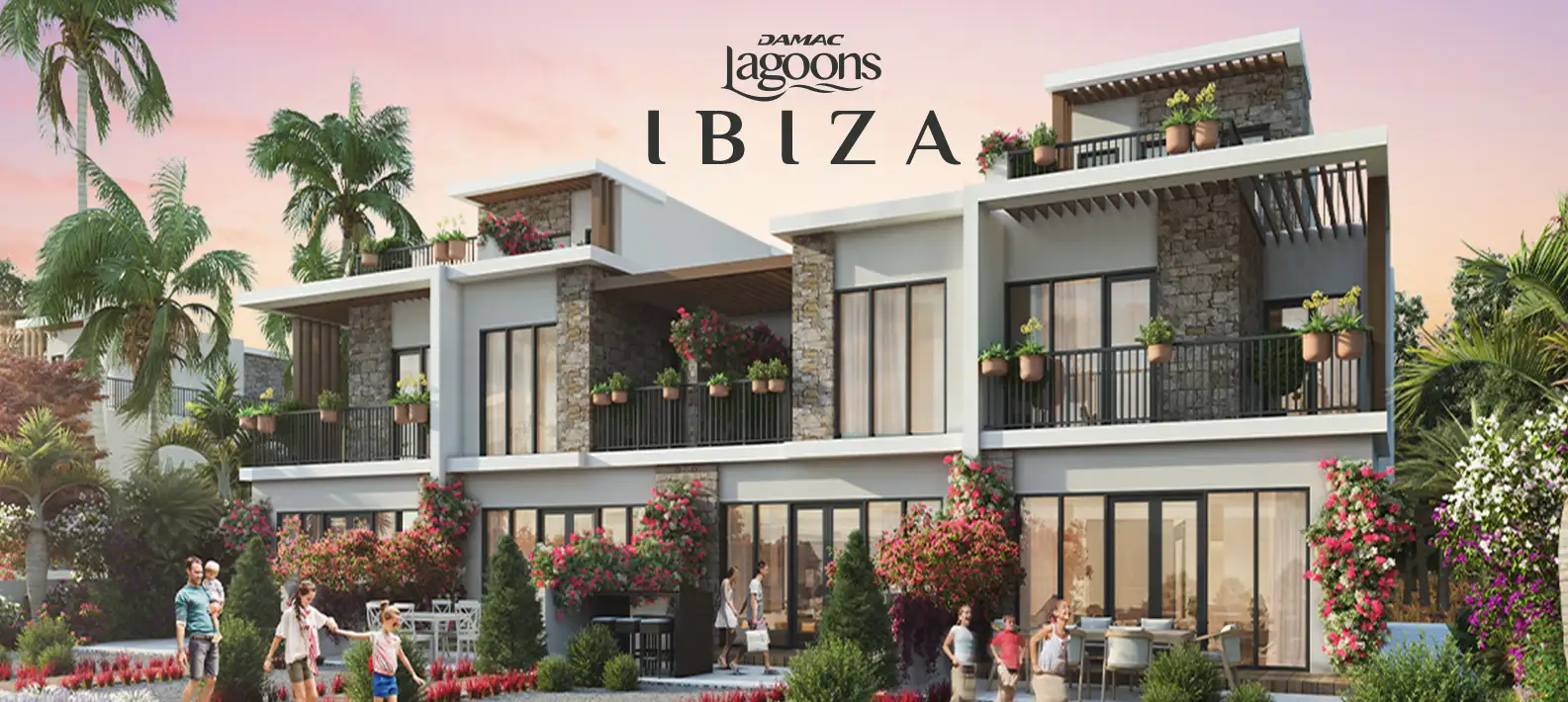 DAMAC LAGOONS Ibiza Banner